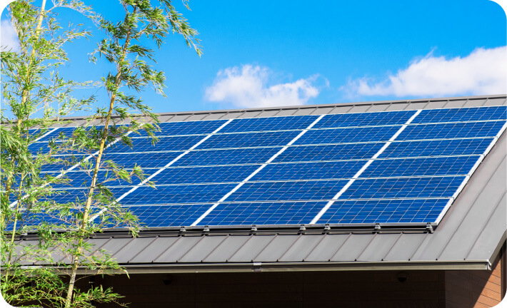 太陽光発電システムの写真